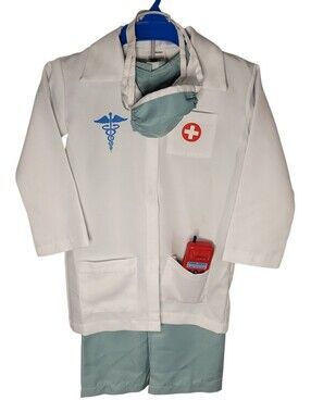Imaginarium Lab Coat, Scrubs, and Doctors Bag with Accessories